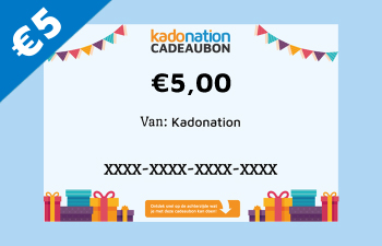 Kadonation cadeaubon van 5 euro